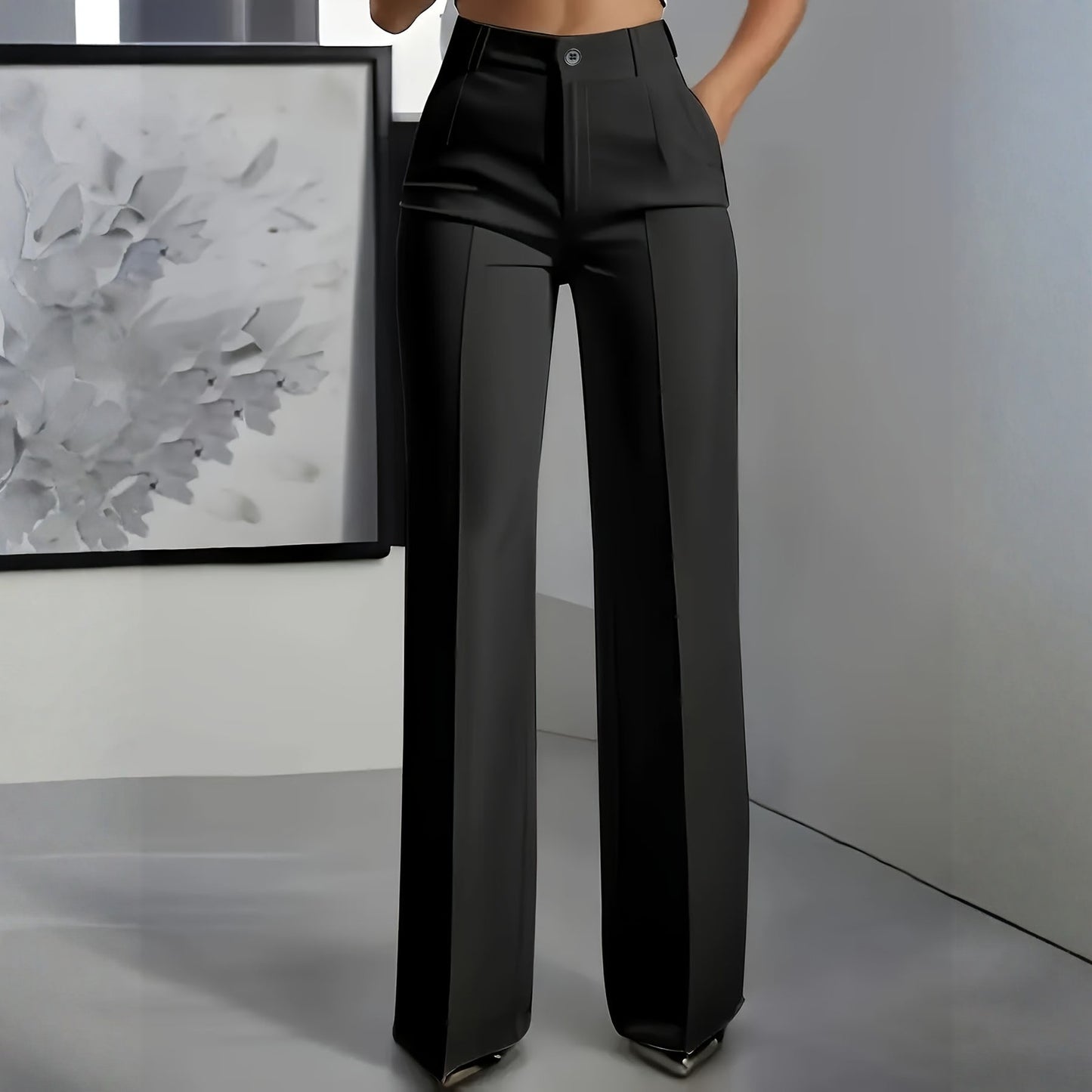 Pure Line – Elegante Hose mit weitem Bein
