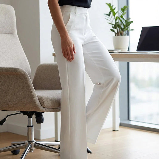 Pure Line – Elegante Hose mit weitem Bein